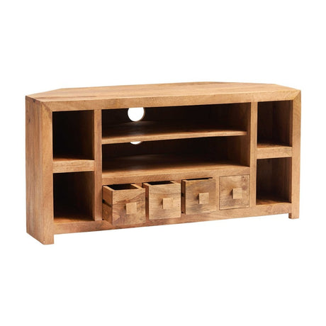 Toko Light Mango Corner Tv Unit Open