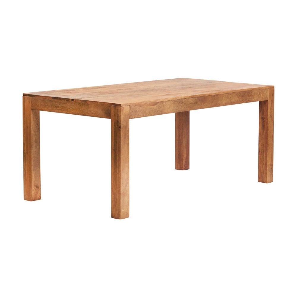 Toko Light Mango Dining Set With Wooden Chairs