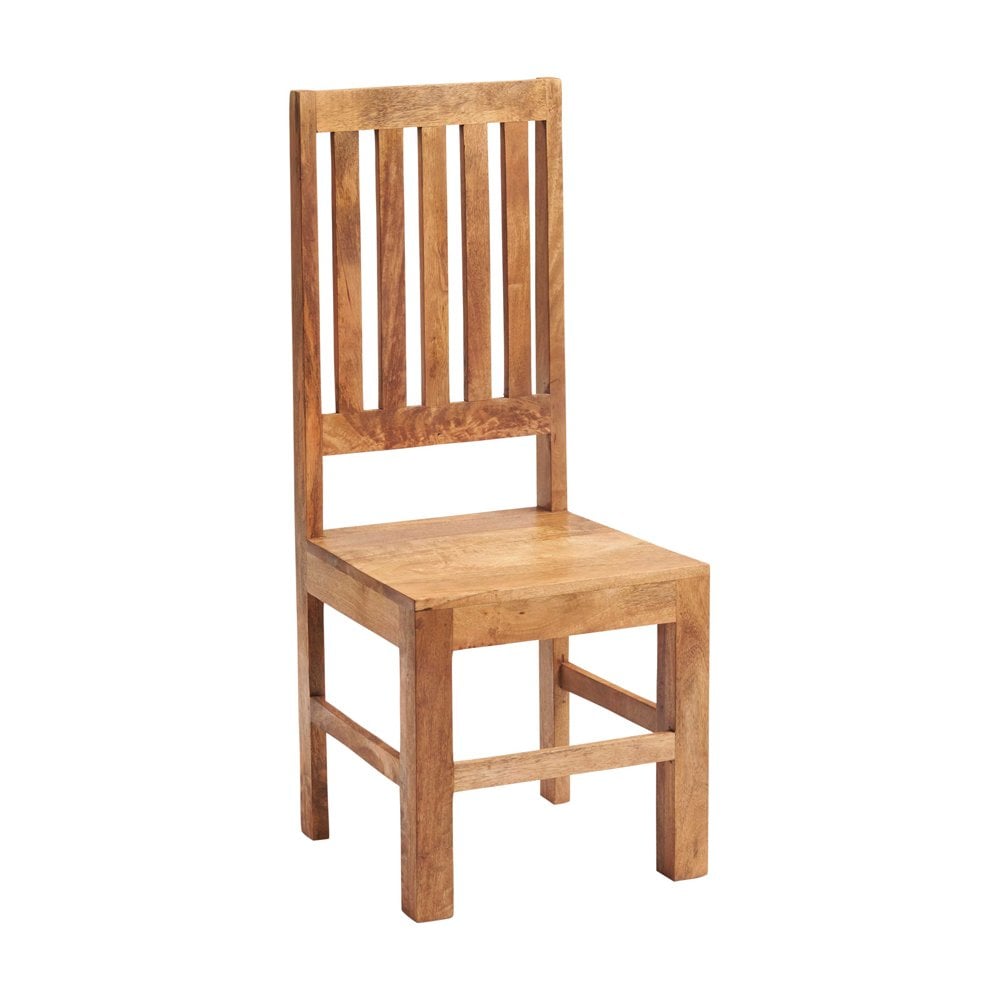 Toko Light Mango Dining Set With Wooden Chairs