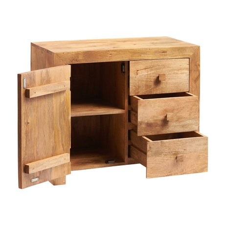 Toko Light Mango 3 Drawer Sideboard