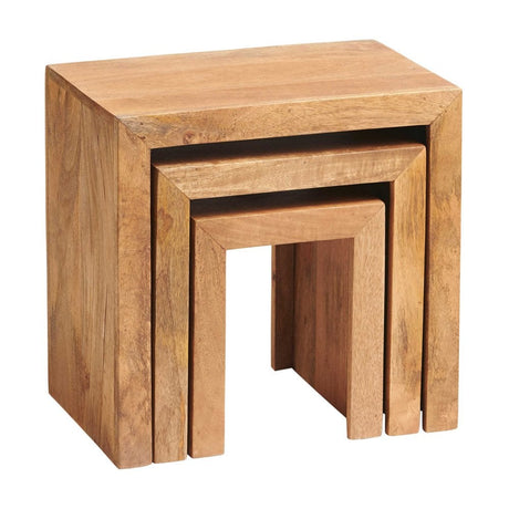 Toko Light Mango Nest Of 3 Tables