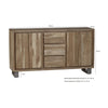 Baltic Live Edge Extra Large Sideboard