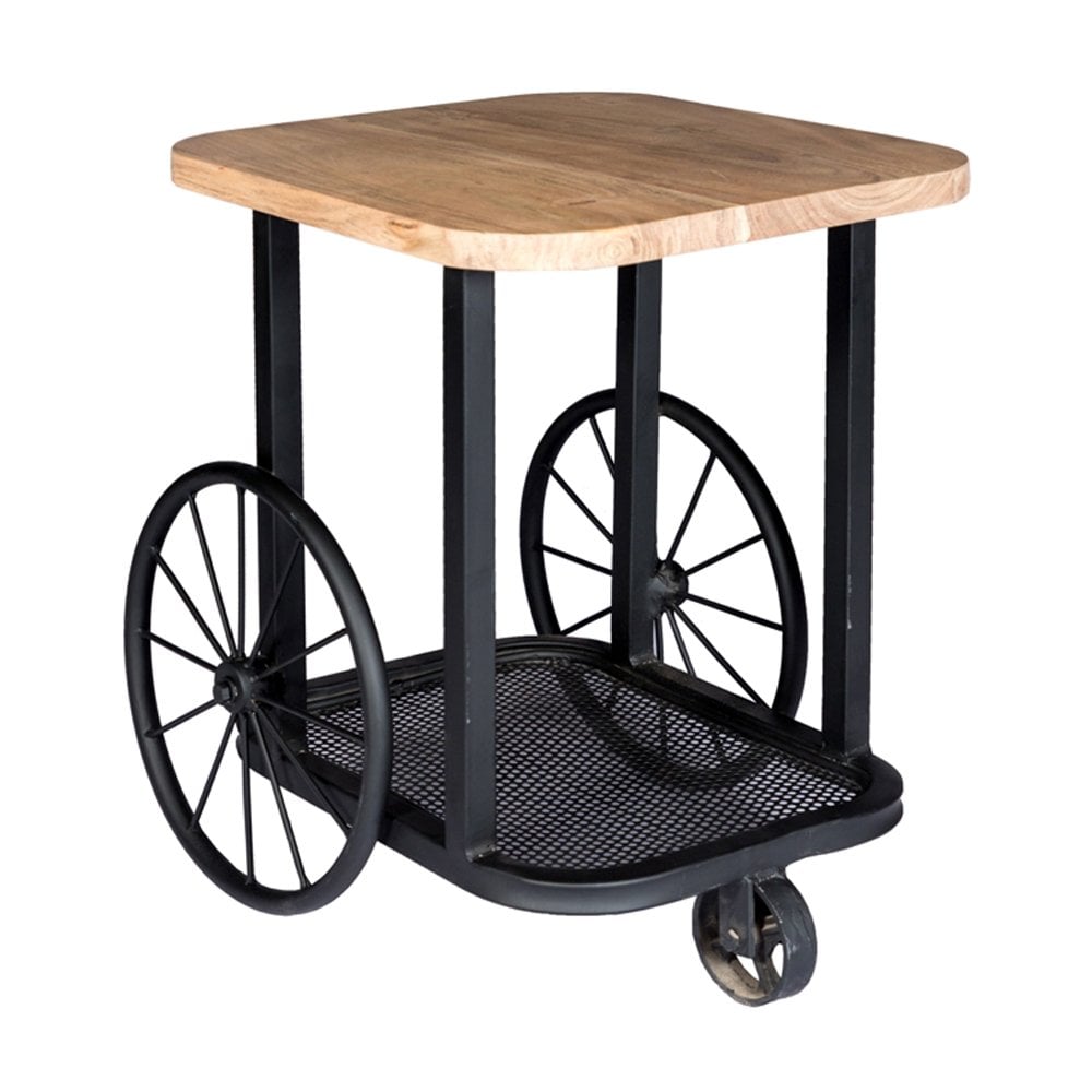 Craft Wheel End Table