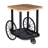 Craft Wheel End Table