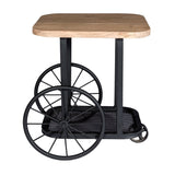 Craft Wheel End Table