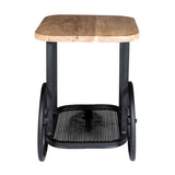 Craft Wheel End Table