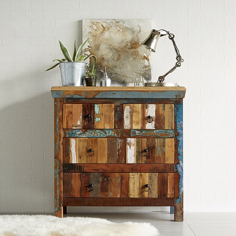 Coastal 4 Drawer Chest