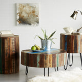 Coastal Drum Stool