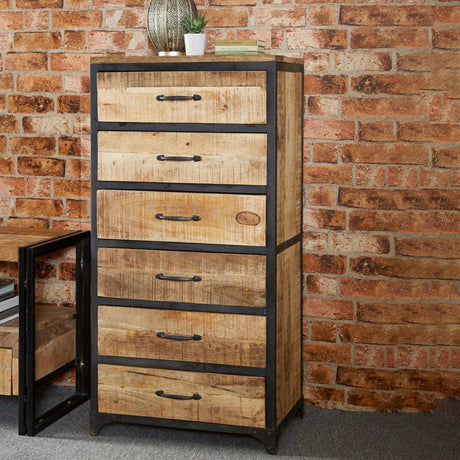 Cosmo Industrial Tall Chest