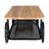 Craft Wheel Console Table