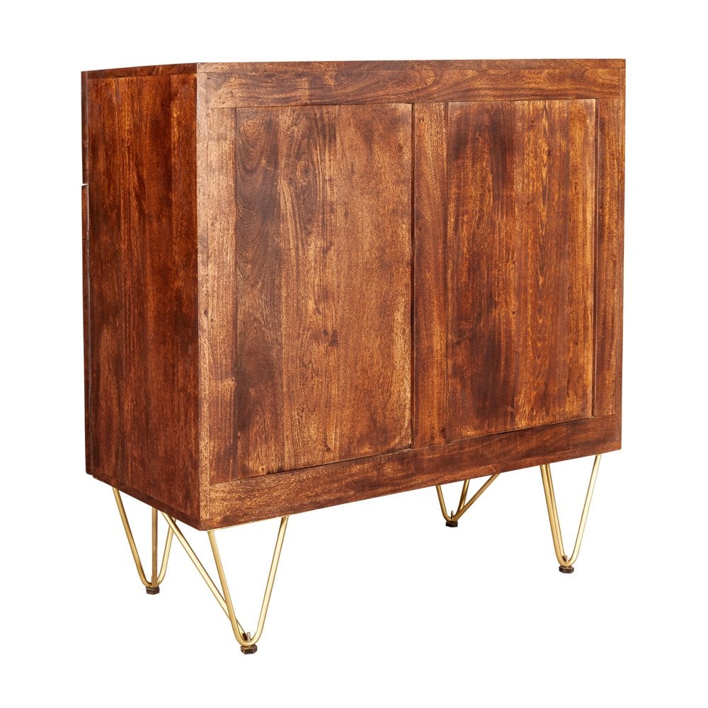 Dark Gold 2 Door Medium Sideboard