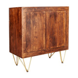 Dark Gold 2 Door Medium Sideboard