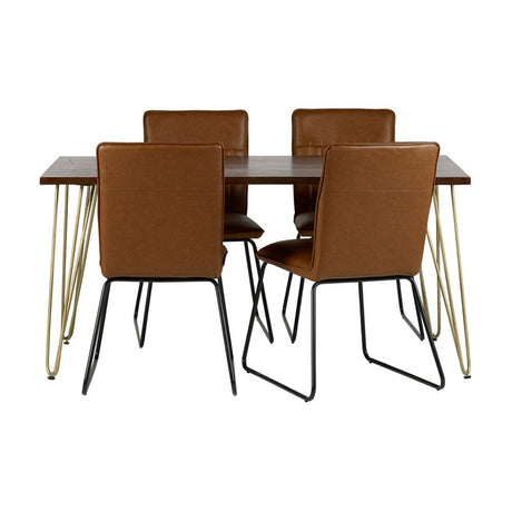 Dark Gold Dining Table