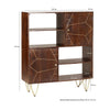 Dark Gold Display Cabinet
