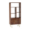 Dark Gold Large Bookcase 2 Door