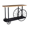 Craft Wheel Table Console