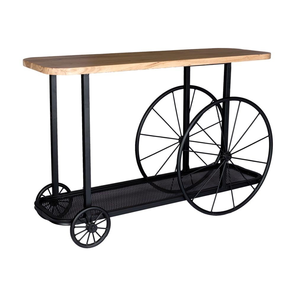 Craft Wheel Table Console