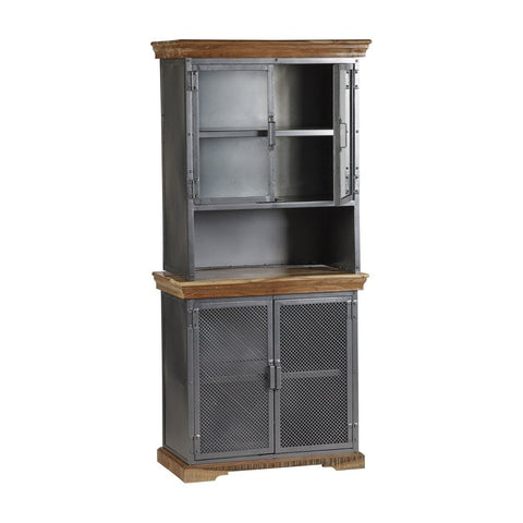 Metropolis Industrial Sideboard Hutch