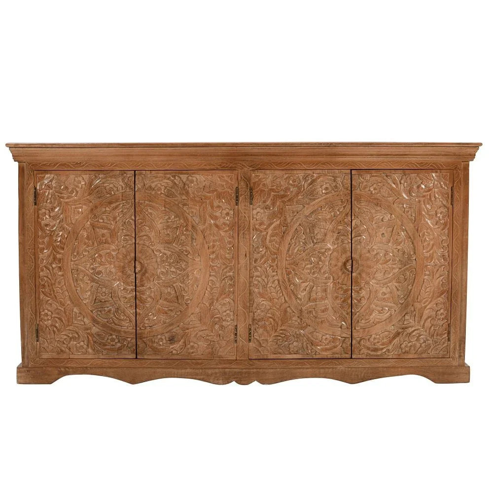 Artwork Mango Wood Sideboard Xl