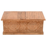 Artwork Mango Wood Coffee Table/blanket Box