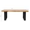 Surrey Solid Wood & Metal Coffee Table