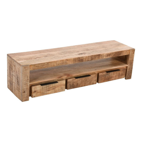 Surrey Solid Wood Large Tvc With 3 Drawers