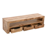 Surrey Solid Wood Large Tvc With 3 Drawers