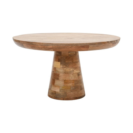 Surrey Solid Wood Coffee Table Mushroom Style