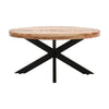 Surrey Solid Wood Coffee Table With Metal Spider Legs