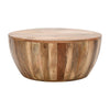 Surrey Solid Wood Drum Coffee Table