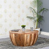 Surrey Solid Wood Drum Coffee Table