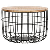 Surrey Solid Wood & Metal Wire Coffee Table