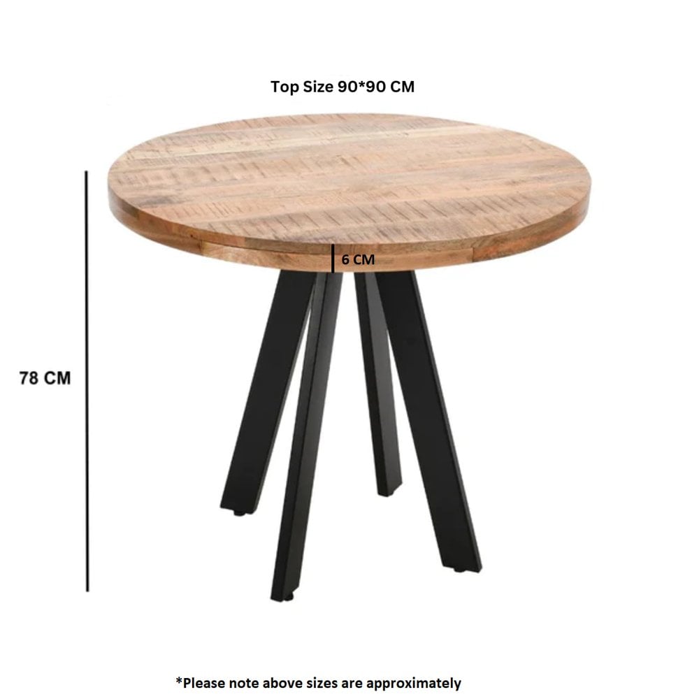 Surrey Round Dining Table 4 Seater