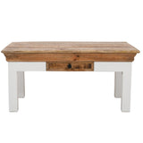 Alfie Coffee Table With Drawer Solid Mango Wood