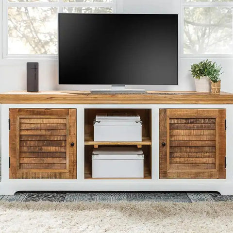Alfie Tv Cabinet Upto 57" Solid Mango Wood