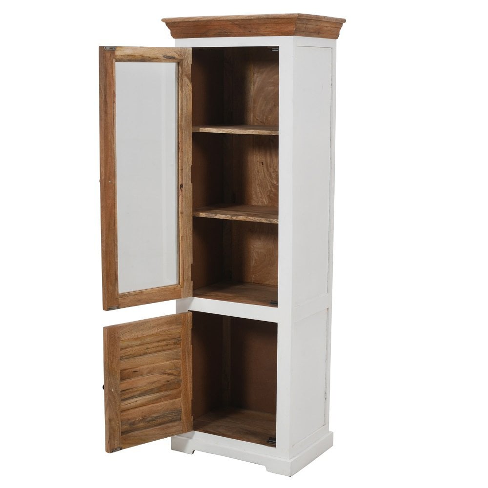 Alfie Wood Bookcase/display Cabinet - 3 Shelves & 1 Doors