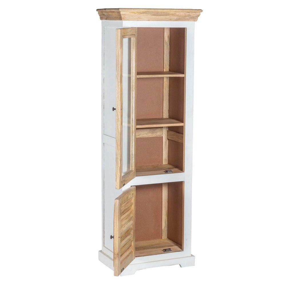 Alfie Wood Bookcase/display Cabinet - 3 Shelves & 1 Doors