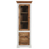 Alfie Wood Bookcase/display Cabinet - 3 Shelves & 1 Doors