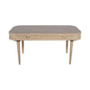 Valencia Cane & Mango Wood Dining Table 6 Seater