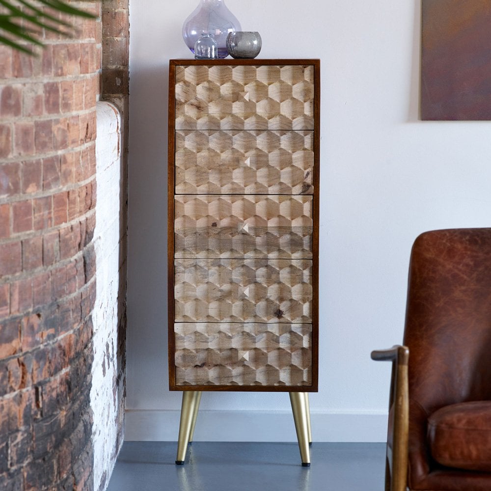 Edison 5 Drawer Chest