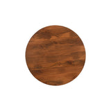 Slatted Mango Wood Round Coffee Table 80cm