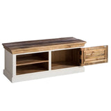 Alfie Wood Shoe Rack & Wall Hook Set