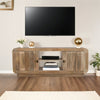 Hudson Carved Mango Wood 2 Doors Tv Cabinet