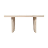 Hudson Carved Mango Wood Dining Table 6 Seater