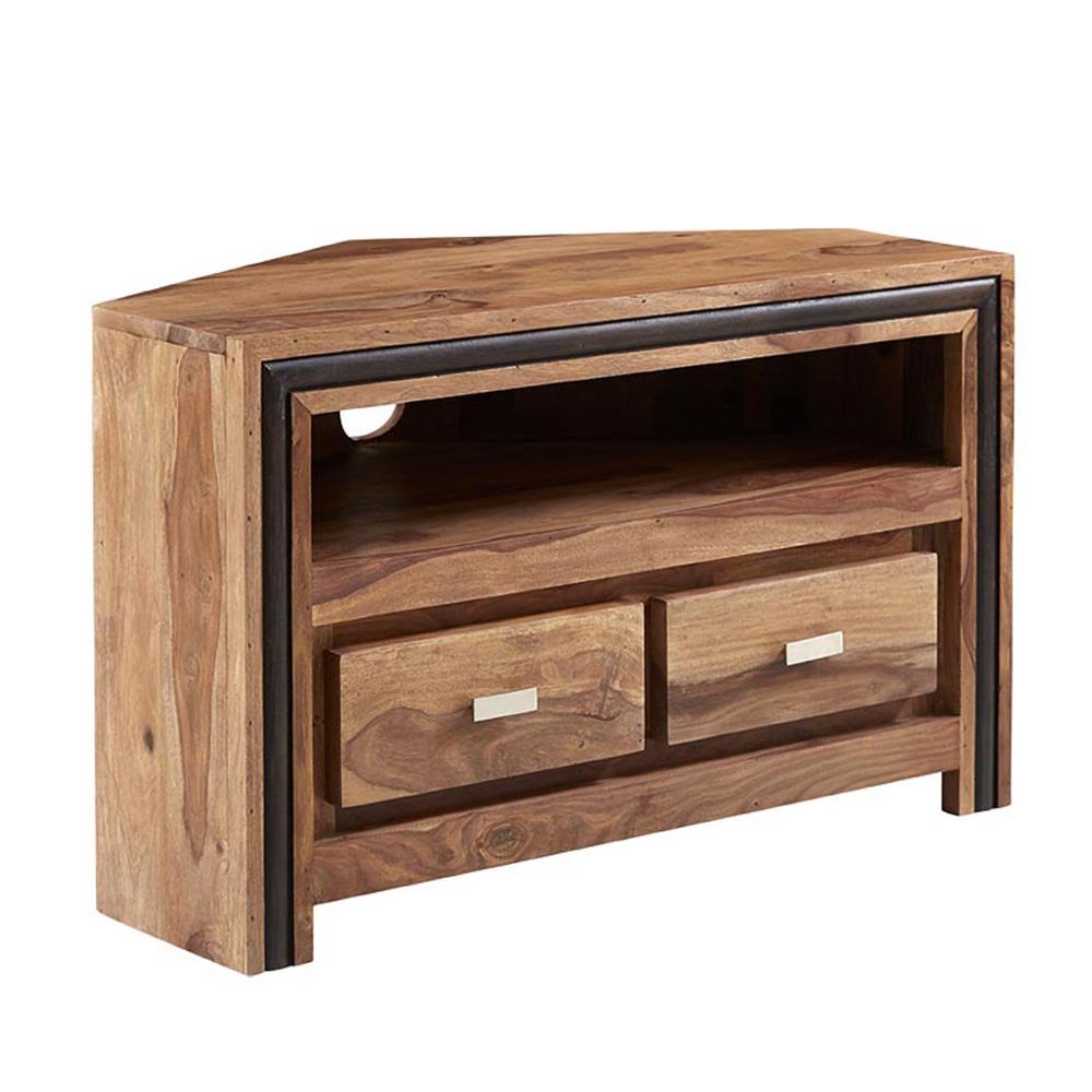 Jodhpur Sheesham Corner Tv Unit