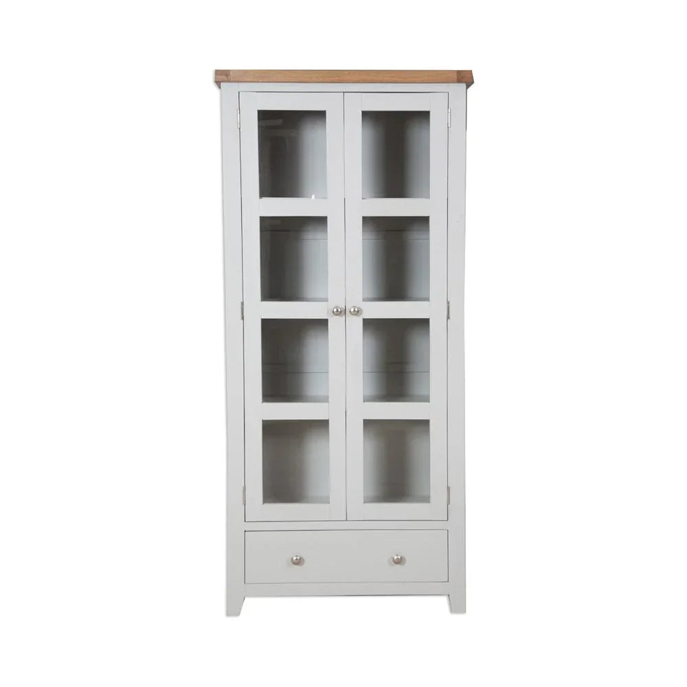 Melbourne French Grey Display Cabinet