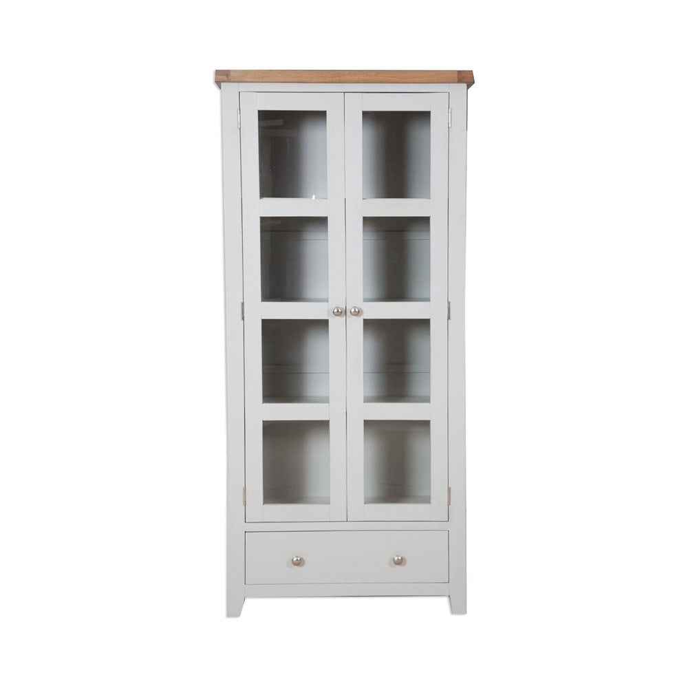 Melbourne French Grey Display Cabinet