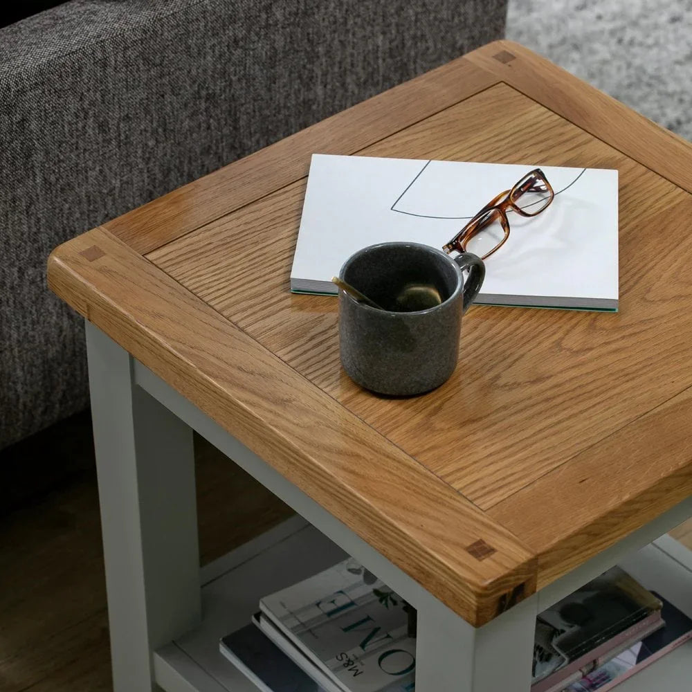 Melbourne French Grey Lamp Table