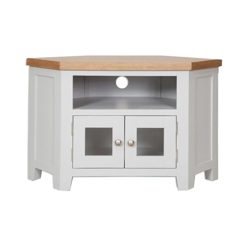 Melbourne French Grey Glazed Tv Cabinet