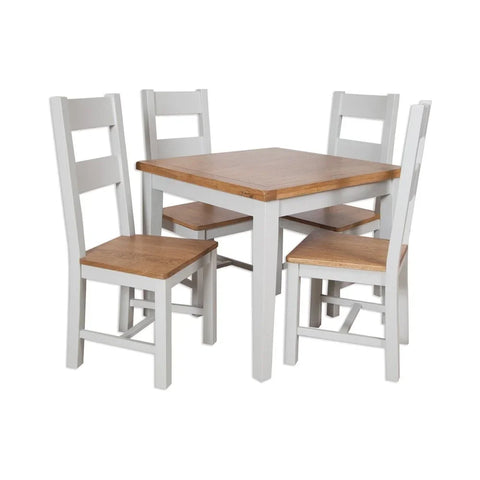 Melbourne French Grey 90 X 90 Dining Table